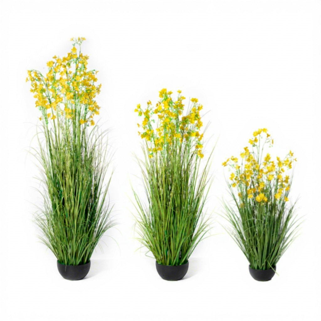 Vaso di fiori profumati in vaso - giallo