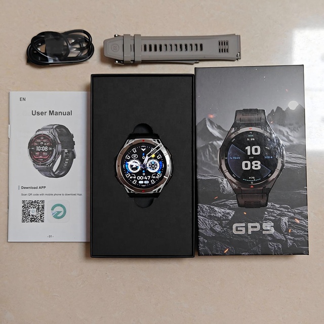 New X2 GPS Rugged Smart Watch Features High-precision Heart Rate Monitoring 3 ATM Water Resistance and 150+ Sports Modes SOScall