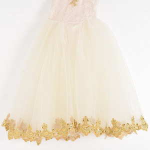 Elegante abito da balletto in rete elasticizzata viola per bambine Costume da spettacolo di <span class=keywords><strong>danza</strong></span> lirica per bambini - Product Image 5