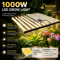 Plante d'intérieur 1000 W 3000Umol/s Samsung LM301H EVO 1000 watts LED élèvent la lumière à spectre complet