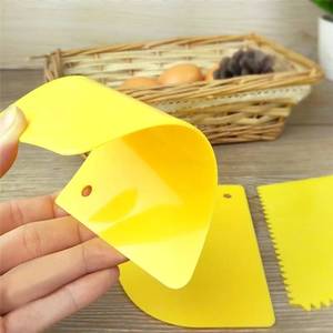 <b>Silicone</b> DIY Decorating <b>Tool</b> Pastry Cream with Toothed Edge Fondant Cutter Scraper for Cake Baking - Product Image 2