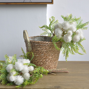 Élégant lot de 5 tiges de faux châtaigniers 2027 – Bouquet de fruits artificiels créatifs pour une décoration intérieure moderne et esthétique - Product Image 4