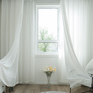 <span class=keywords><strong>Rideau</strong></span> en velours polyester translucide <span class=keywords><strong>et</strong></span> <span class=keywords><strong>opaque</strong></span> pour puits de lumière, en mousseline épaisse - Product Image 1