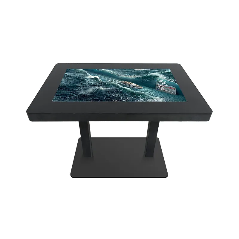 Touch Tafel Lcd Ingebouwde Touch Alles In Een Staande Twee Voet Touch Tafel In 32-43 Inch