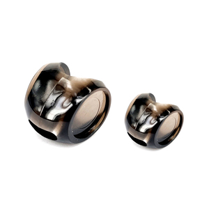 Máscara de Calavera de Pez para Atado de Moscas, Cabeza de Pez Artificial de Plástico Transparente de Colores para Señuelos de Pesca (B06) - Product Image 6