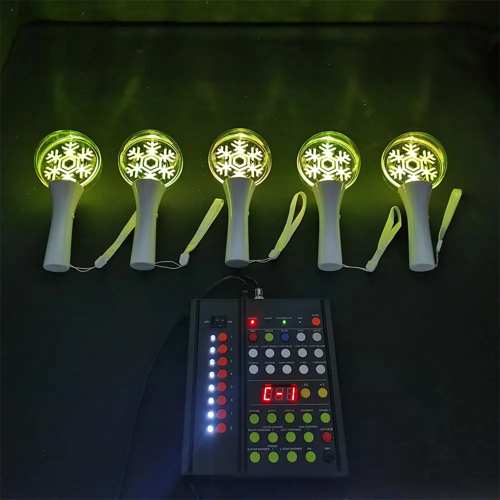Palos de fiesta de concierto Control remoto LED Stick on Lights Light-up Toys Flashing LED Ball Light