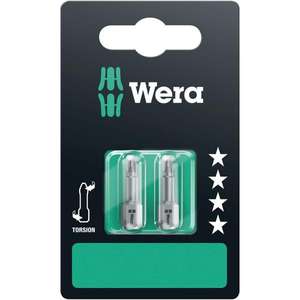 Wera-บิตฟิลลิป05073323001 (2ชิ้น) (บรรจุภัณฑ์แบบบริการตนเอง)-เม็ดมีด4013288029249สำหรับขันสกรูบิต - Product Image 3