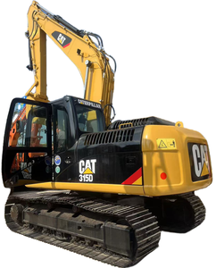 Excavadora sobre orugas Caterpillar CAT 315D usada de alta calidad 320D 330D Precio más bajo con buen rendimiento Stock en Shanghai - Product Image 1