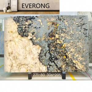 Granit Quartzite Patagonia Poli Translucide Rétroéclairé Naturel Personnalisé EV pour Carrelage, Plans de Toilette et Revêtements Muraux - Product Image 1