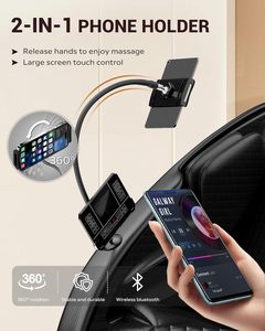 Zero-Gravity Ganzkörper-Massagesessel mit Wärmetherapie, Bluetooth-Lautsprecher, Luftkompression, Fußroller und Touchscreen - Product Image 5