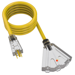 Đa ổ cắm mở rộng dây chúng tôi 50ft 75ft 100ft 14/3 sjtw Ba cửa hàng ngoài trời nhiệm vụ nặng nề mở rộng dây thắp sáng kết thúc - Product Image 3