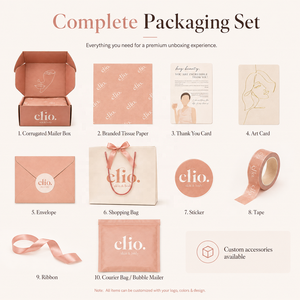 Caja de Cartón Mate Color Rosa Empolvado FSC para Envíos, Suministros de Envío, Embalaje para Cuidado de la Piel, Cajas de Correo Corrugadas Personalizadas con Logotipo - Product Image 2