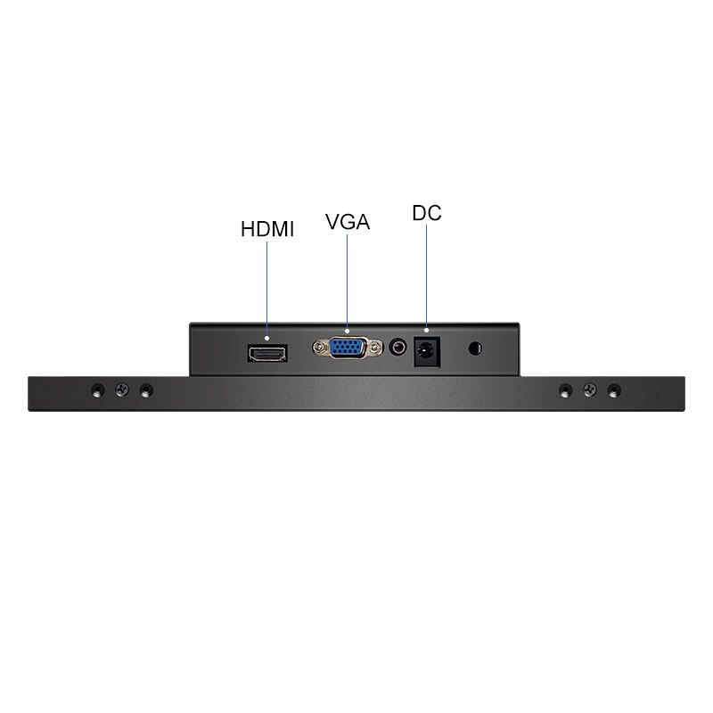 12 Inch 800*600 1024*768 VGA AV BNC Non Touch Screen Metal Case TFT Wall Mounted OEM ODM Industrial Factory LCD Monitor