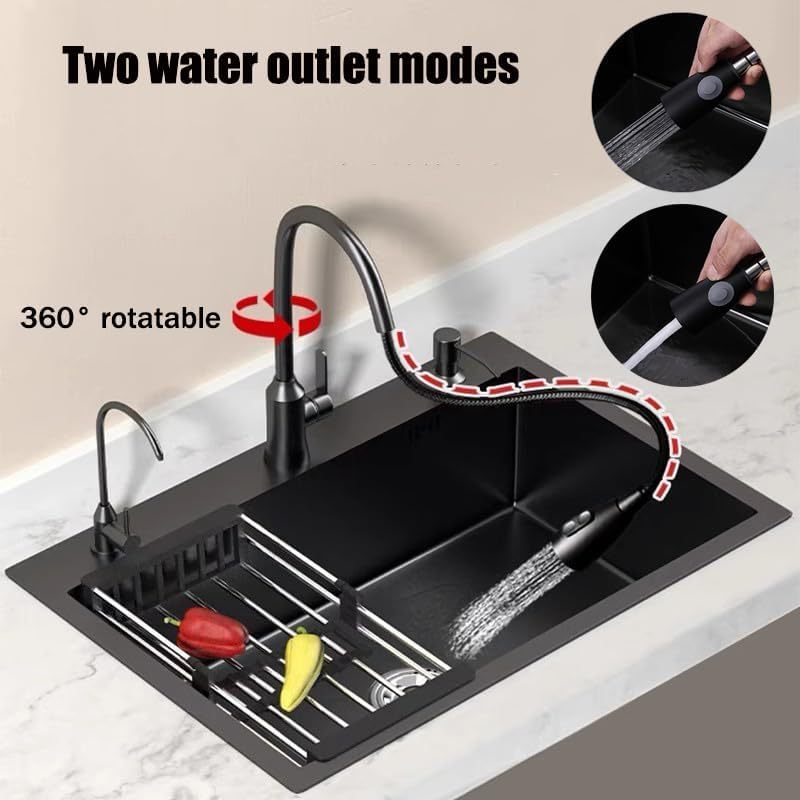Homedec HD9290968 Deep Black Stainless Steel