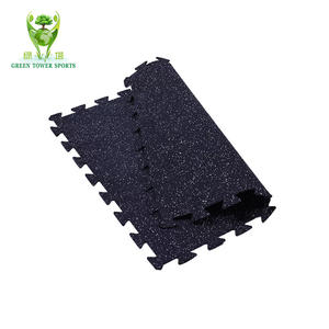 רצפת גומי מקורה אנטי החלקה נגד הלם אנטי סטטי וקול בידוד כושר גופני מחצלת כבד - Product Image 6