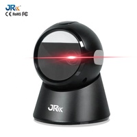 Escáner de Bolas Omnidireccional JR-T28 con Activación Inteligente, Protección IP42, Lector de Códigos QR 2D Manos Libres para Almacenes y Depósitos