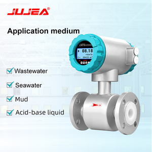 Jujea Elektromagnetische Flowmeter Ss304 Ip65 Waterdicht Corrosiebestendig Geschikt Voor Water Melkzuur En Alkali Vloeistoffen Dn25 - Product Image 3