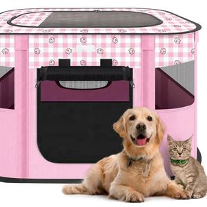 Box per animali domestici portatile, gioco di esercizi pieghevole tenda cuccia per cucciolo di cane Yorkie gatto coniglietto, ottimo per camma da viaggio all'aperto - Product Image 1