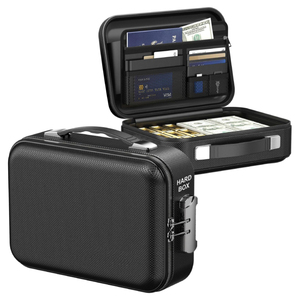 YHX cứng-shell thiết kế chống cháy hộp tiền với khóa tiền mặt tổ chức cho A5 tài liệu và tiền mặt chống cháy túi - Product Image 1