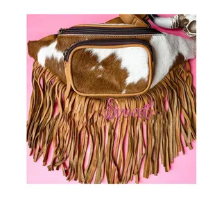Wholesale Women's Fringe Messenger Bags Fanny Pack Custom Sling Purse Crossbody Bags Tassel Boho Belt Bag