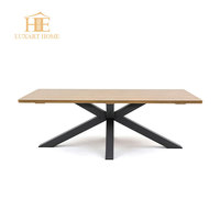 Ensemble de meubles de salon d'extérieur, table de jardin en rotin tressé, table à manger avec chaises