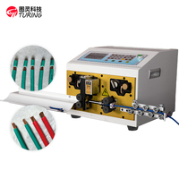 Machine à couper et dénuder les fils rigides TURING TR-880A pour fils BVR de 10 mm² et BV de 6 mm², 600-1200 pièces/heure, 32 kg