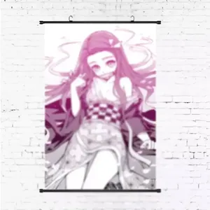 OEM Service Anti-Fade 100% Polyester 1 Piece Hanging Picture Poster Anime Wall Scroll