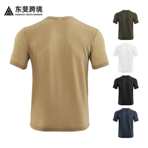 Camiseta de manga corta transpirable de secado rápido para hombre Tk, ropa informal, color blanco, talla M - Product Image 3