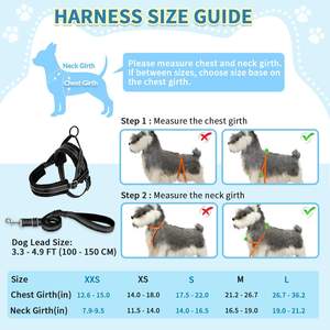 <span class=keywords><strong>Harness</strong></span> Anjing Baru yang Dapat Disesuaikan, <span class=keywords><strong>Harness</strong></span> Hewan Peliharaan untuk Anjing Berukuran Kecil dan Sedang - Product Image 6