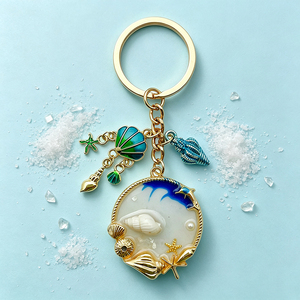 Personalized Zinc Alloy Sea Animal <b>Keychain</b> <b>Custom</b> Logo Metal Octopus Dolphin Starfish Key Ring Ocean Beach Souvenir <b>Keychain</b> - Product Image 1