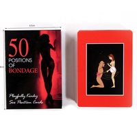 50 Positions de cartes de Bondage jouets sexuels BDSM pour adulte jeu Sexy Couple nu lit jeux carte sexe exotique jouer à des jeux cartes de société