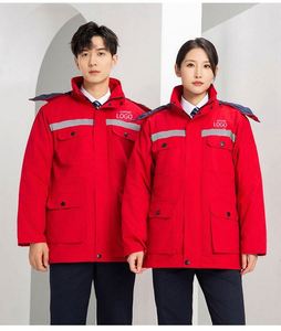 Winter Warm <b>Work</b> <b>Clothes</b> for Man and Woman Coal Mine Workwear Mechanic <b>Construction</b> Workwear Jacket - Product Image 3