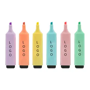 Perfumado Atacado Multi Colorido Pastel Mini Personalizado Bonito Gel Glitter Marcador Marcador Para Crianças