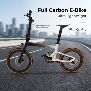 Vélo électrique pliable Urban CommutingX6, cadre en fibre de carbone, moteur 250W, ultra-léger, guidon monobloc, structure simple - Product Image 1
