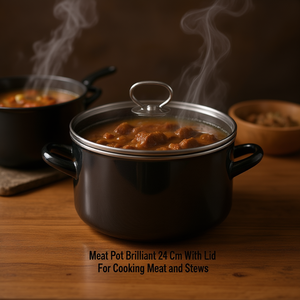 หม้อเนื้อ บริลเลียนท์ 24 ซม. พร้อมฝาปิด สำหรับปรุงเนื้อสัตว์และอาหารตุ๋น - Product Image 3