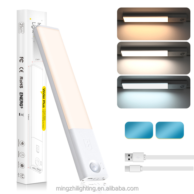 Rechargeable Motion Sensor Light Ultra Thin LED Wireless Magnetic Cabinet Light