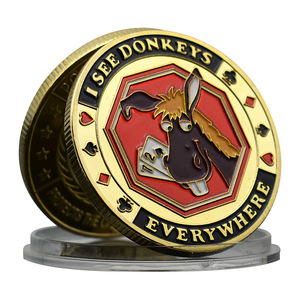 Juego de regalo de metal-12 naipes dorados Medallón conmemorativo de fichas de póquer-Colección navideña de lujo para hombres/jugadores/coleccionistas - Product Image 2