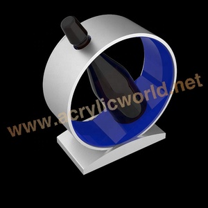 Présentoir de vente au détail en acrylique personnalisé avec éclairage LED pour la présentation de bouteilles haut de gamme - Product Image 6