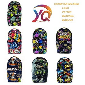 Sac à dos Graffiti Trick or Treat, sac d'école léger et cool ZOMBIE, sac à dos décontracté pour filles, garçons, enfants, voyage, ordinateur portable - Product Image 5