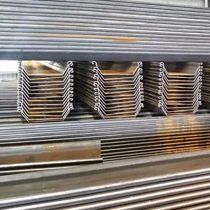 Vendita calda costruzione di acciaio struttura di tipo U profilo laminato a caldo in lamiera di acciaio pila per la costruzione