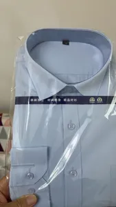 Chemises pour hommes bleu ciel officielles d'été à manches longues chinoises à <span class=keywords><strong>prix</strong></span> abordable - Product Image 2