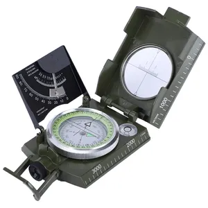 Hiking Compass Outdoor IP65 Sighting Clinometer Professional Metal Waterproof With Carry Bag For Camping