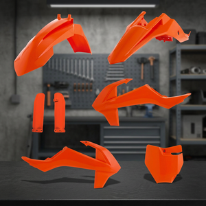 Kit Completo in Plastica Acerbis per KTM, Stile Motocross, Carenatura Posteriore, Parti Moto in Acciaio al Carbonio, Compatibile con PC, Confezionato in Sacchetto - Product Image 3