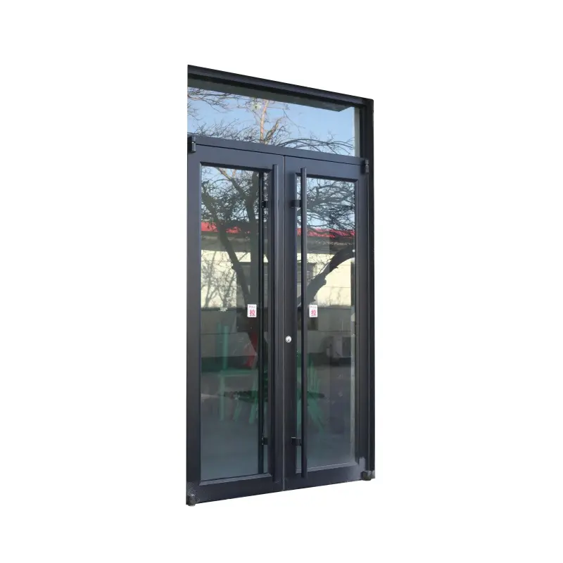 High quality glass Supermarket KFC used others folding interior accordion door with frame commercial aluminum storefront door
