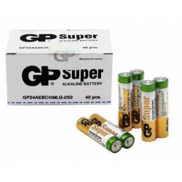 Lr6 Aa2 No.5 Batterij Aa Alkaline Batterij Grootte Aaa/Lr03/Am3 1.5V Droge Batterij Voor Gp