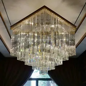 European fancy luxury led Indoor lamp modern high quality K9 crystal chandelier