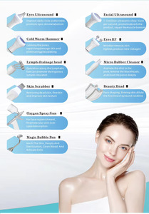 Hot Selling 10 In 1 Hydra Dermabrasion Facial <b>Machine</b> Oxygen Jet Peel <b>Microcurrent</b> Skin Lifting Acne Treatment <b>Machine</b> - Product Image 4