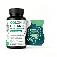 Capsules de nettoyage du côlon OEM 14 jours et supplément de soutien digestif et intestinal Hahal – Capsules de détoxification 14 jours pour la digestion et le bien-être intestinal