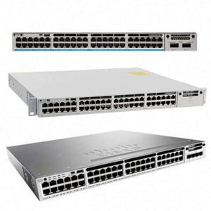 Cisco C9300-48P-A d'occasion, original, série 9300, 48 ports, commutateur réseau de classe entreprise, Network Advantage, PoE+, Gigabit - Product Image 3