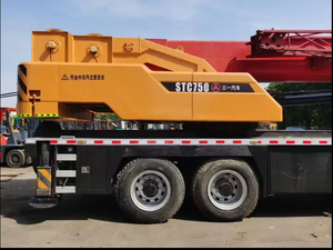 Buen estado Sany 75 Ton Mobile Truck Crane para la venta/Usado 50 ton 55ton 75Ton 80ton SANY stc550 stc800 precio más barato China Cra - Product Image 6